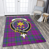 Wardlaw Modern Tartan Crest Area Rug